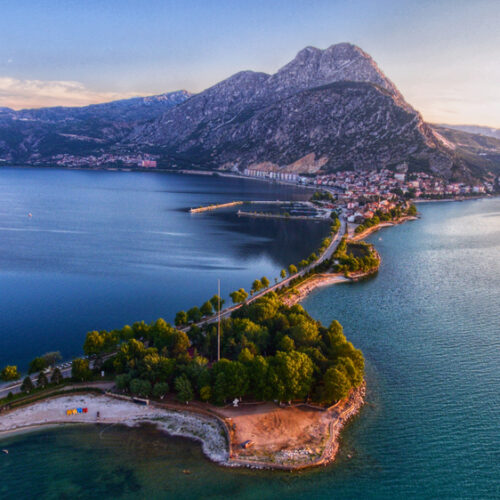 Isparta,Egirdir,Lake,Road,To,Green,Island