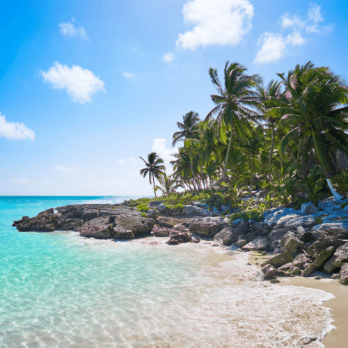 Mexican Caribbean coastline